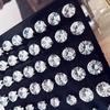 12/24/36Pairs Women's Fashion Luxury Cubic Exquisite Big Zircon Crystal Diamond Stud Earrings Set