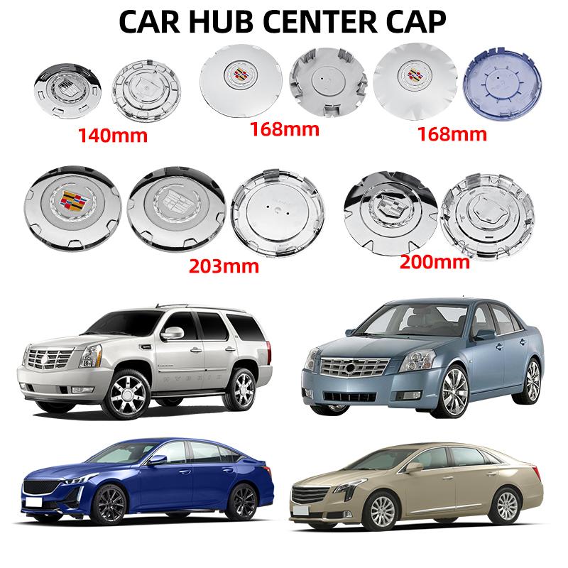 4pcs 140mm 168mm 200mm 203mm Car Wheel Center Hub Caps Tyre Rim Hub Cap Cover Wheels Accessories For Cadillac Escalade SRX AJL1