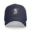 Space Bird Astronaut Animal Parrots Cockatiel Doodle Unisex Baseball Caps Peaked Cap Sun Shade Adjustable Windproof Hat