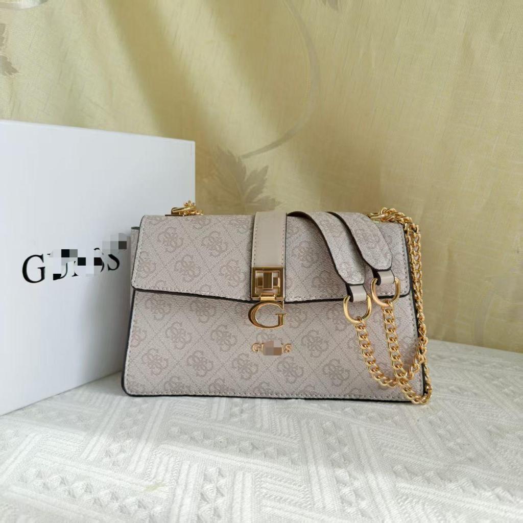 Guess Home Новая Мода Сумка Кросс-боди на Цепочке с Клапаном, Маленькая Квадратная, Принт G