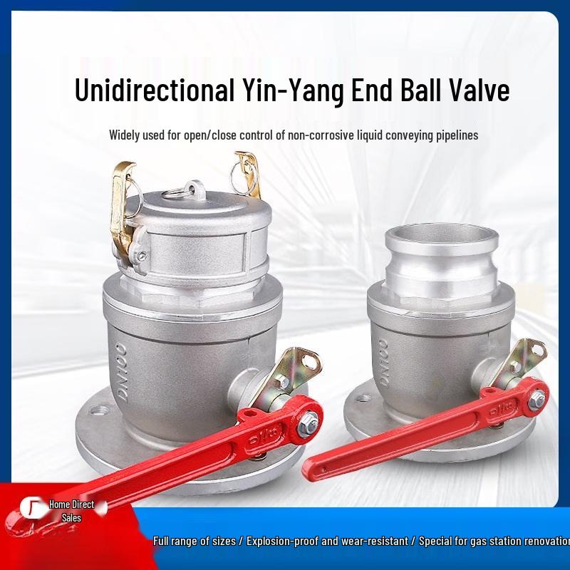 RSRDDY 2-inch Double-Way Aluminum Alloy Ball Valve