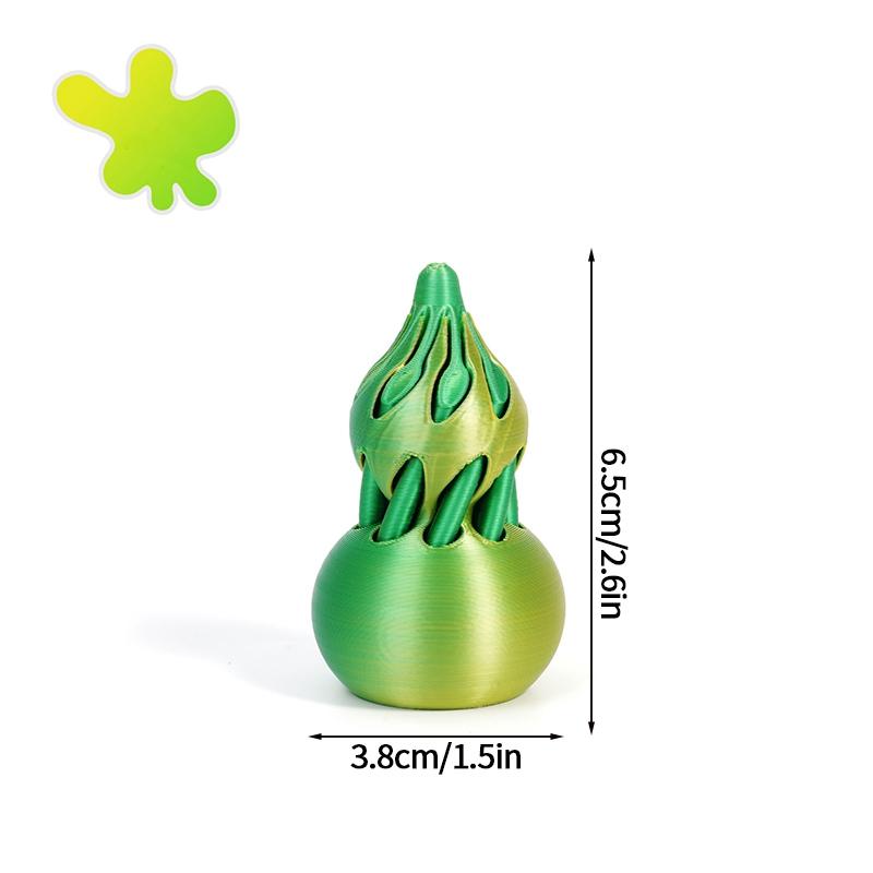 3D-печатная тыква 3D-печатное спиральное конусное вращающееся украшение Невозможная пирамида Мини вихрь Иллюзия нити Настольные аксессуары