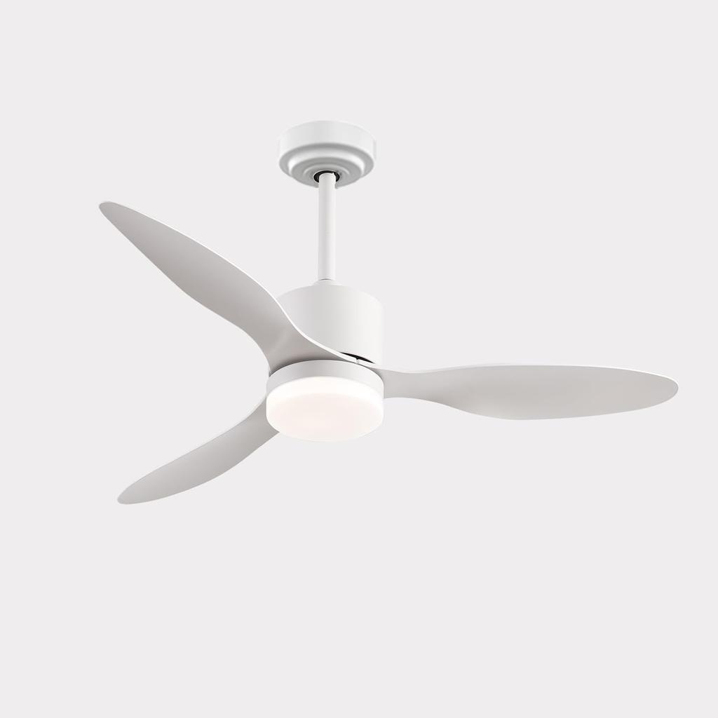 Modern Ceiling Fan with LED Light Home Fan Decoration Light Large Air Volume Remote Control Kitchen Bedroom Dining Terrace