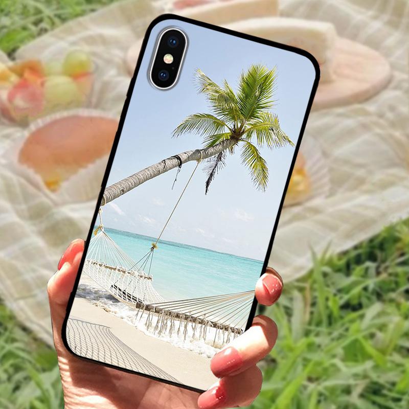 Для Apple iPhone XS Мягкий чехол X XR ТПУ Силиконовый Задняя крышка телефона Для iPhone XS Max Модные Печатные Чехлы Чехол Защитный Fundas