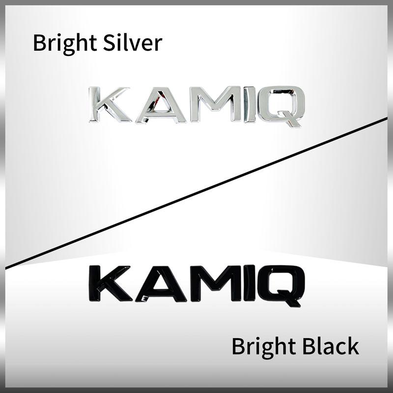 3D Metal Car Rear Trunk Emblem Chrome Badge Sticker For SKODA OCTAVIA POIYUF SUPERB KAROQ FABIA RAPID 4x4 YETI Letter Logo Decor