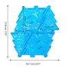 Holographic Christmas Tree Pendant Silicone Mold Ornaments Silicone Mould Resin Casting Molds Christmas Crafts Supplies