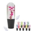 JINGLING Underwater Flower Shift Knob, Crystal Gear Knob, Universal Use for AT MT Cars,