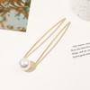 Hairpin U-shaped Hairpin Pearl Minimalist Hair Stick Vintage Metal Hair Stick  Party