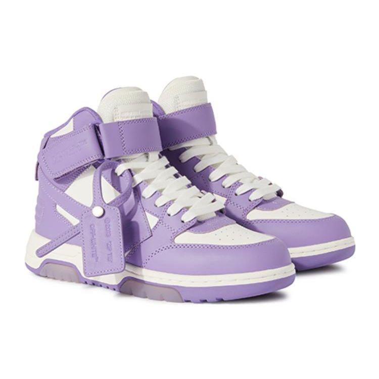Off-White Вне офиса Средний Фиолетовый Белый Женские Кроссовки OWIA275S23LEA0013701