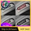 Car Stickers For Alfa Romeo For Alfa Romeo Giulia Stelvio Giulietta 156 159 147 Mito Leather Car Roof Armrest Pull Cover Handle