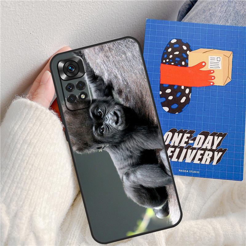 Monkey Gorilla Ape Baby Funda For Xiaomi Redmi 14C 10C 12C 13C Redmi Note 14 Pro 9 10 11 12 10S 11S 12S 13 Pro Case