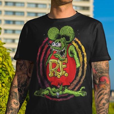 Новые футболки Rat Fink Подарок для горячей футболки Подарок Смешная S-234XL Футболка ND050 Унисекс Футболка
