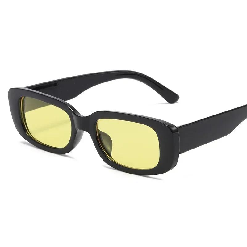 Роскошные винтажные солнцезащитные очки Uv400 Ретро солнцезащитные очки с маленькой оправой для мужчин и женщин Очки с УФ-защитой Уличная фотография