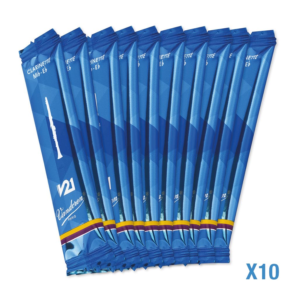 Vandoren Eb Clarinet Reed V21 3 Hardness (10 Pieces)