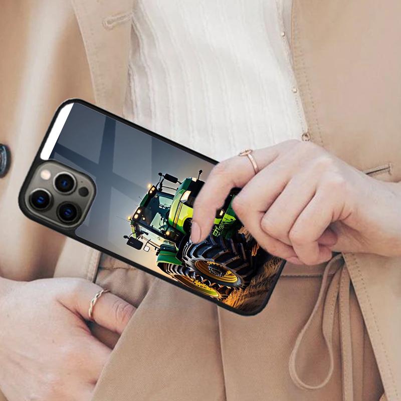 Хит продаж Универсальный Трактор Магнитный Чехол для Телефона Для APPLE iPhone 17 Air 16 14 13 12 Pro Max 15 Plus Беспроводная Обложка MagSafe