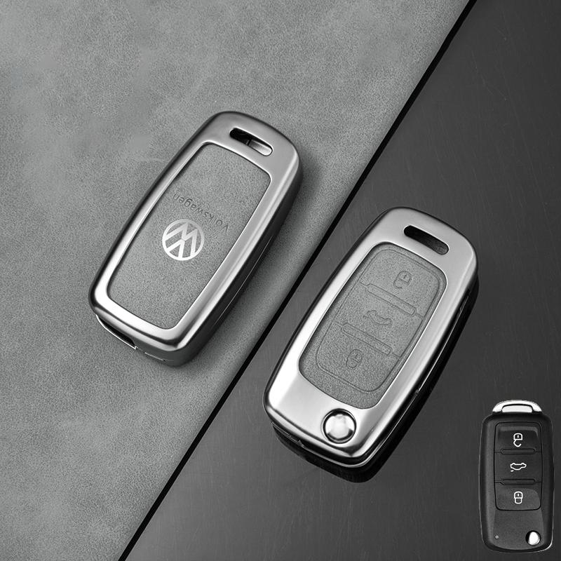 Для VOLKSWAGEN VW Чехол-оболочка для корпуса брелока автомобиля из цинкового сплава Для Volkswagen VW Polo Golf Passat Tiguan Beetle Caddy T5 Up Eos Ke