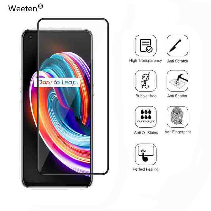 Закаленное стекло с полным покрытием для Realme 7 7i 6i 6 X2 Pro 5S 5i XT 5 Pro 3i X C17 C21Y C20 C25 C25s C3 C2 3 2 Real Me C11 C12 C15, Защитная пленка для экрана