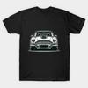 Мужская черная футболка с принтом Aston Martin Db5 Печать на бумаге для трансфера без вырезания Хлопковая футболка