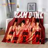 Мягкое плюшевое одеяло с героями мультфильмов Slam Dunk, фланелевое одеяло для гостиной, спальни, кровати, дивана, чехол для пикника Bettdecke