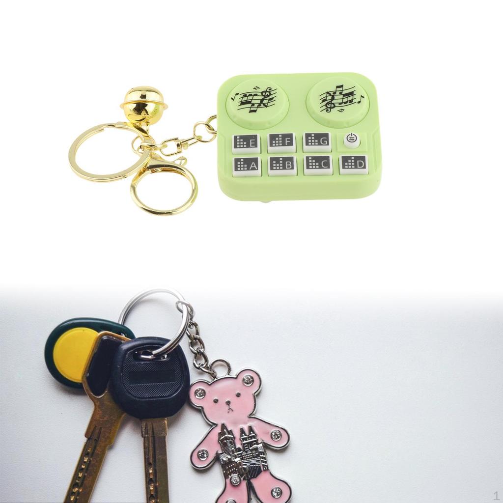 Подвеска для ключей DJ с подсветкой, декоративный музыкальный инструмент для музыки