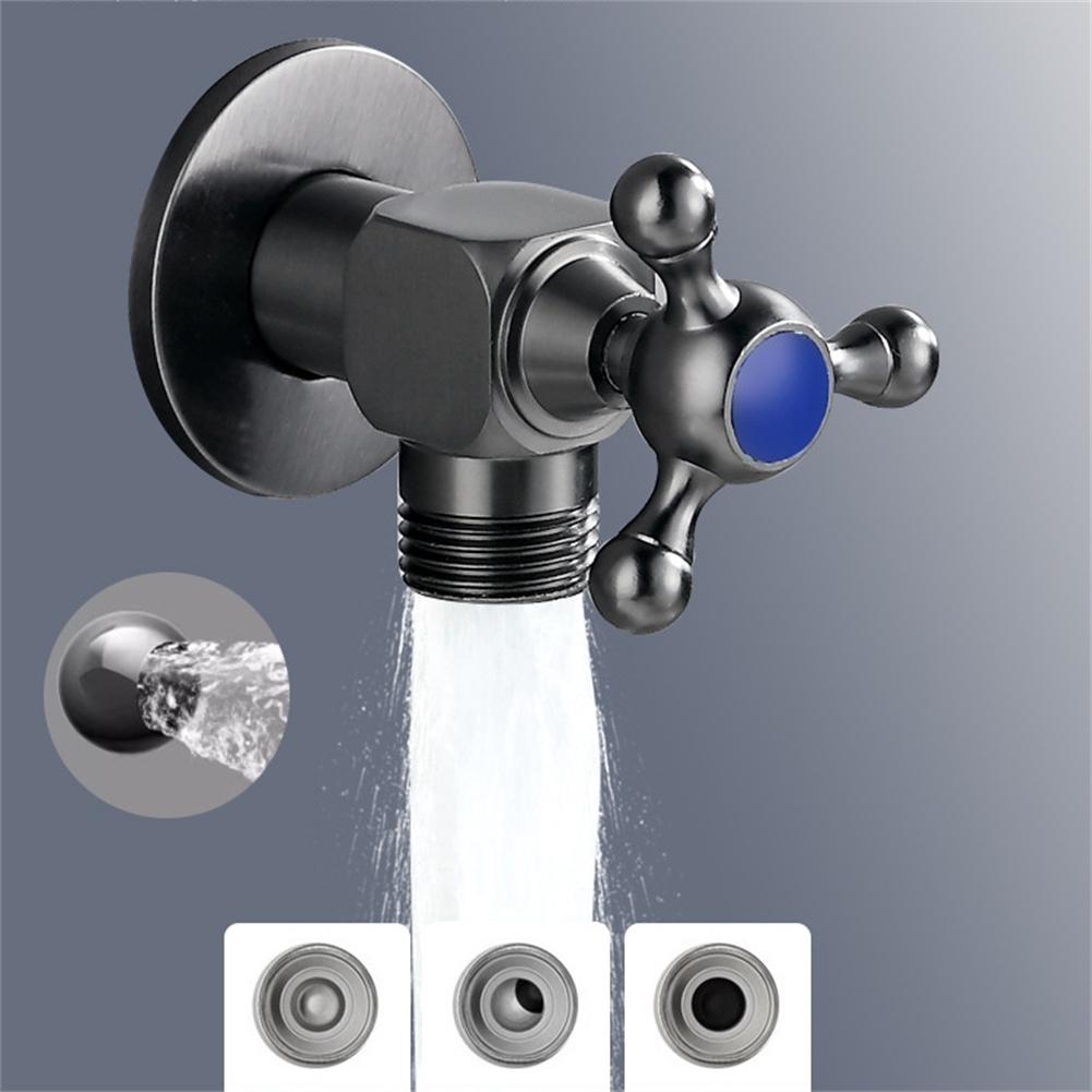 Латунный кран горячей и холодной воды, угловой кран для унитаза, трехходовой кран для раковины в ванной комнате, водонагревателя, запорный кран, аксессуары для ванной комнаты