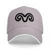 Black Baseball Cap with Abstract Wave Design Logo Fashionable Streetwear Accessory for Men and Women Casual Outdoor Wear Style
