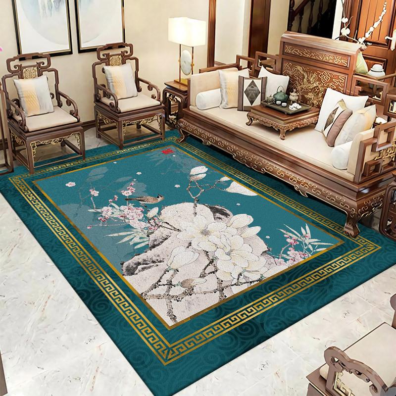 Новый ковер в китайском стиле, коврик для гостиной, журнальный столик, диван, спальня, прикроватный ковер, большой ковер