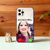 Смешной Чехол для Телефона J-John Pork is Calling Для iPhone 17,16,15,14,13,12,11 Plus,Pro Max,XS,Мягкий Силиконовый Черный Чехол