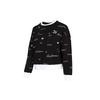 Casual Sports Crew Neck Pullover Sweatshirt Women Sweatshirt Black 531280-01