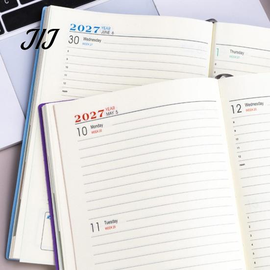 Academic Planner for Students 2027 with Monthly And Annual Schedule, A5 Thick Ink-proof Paper Personal Organizer Agenda Notebook, Durable PU