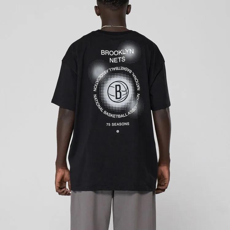 Nike T Shirts Men's Black Crew Neck Moderate Straight Fit (Unisex) T-Shirts DH6732 010