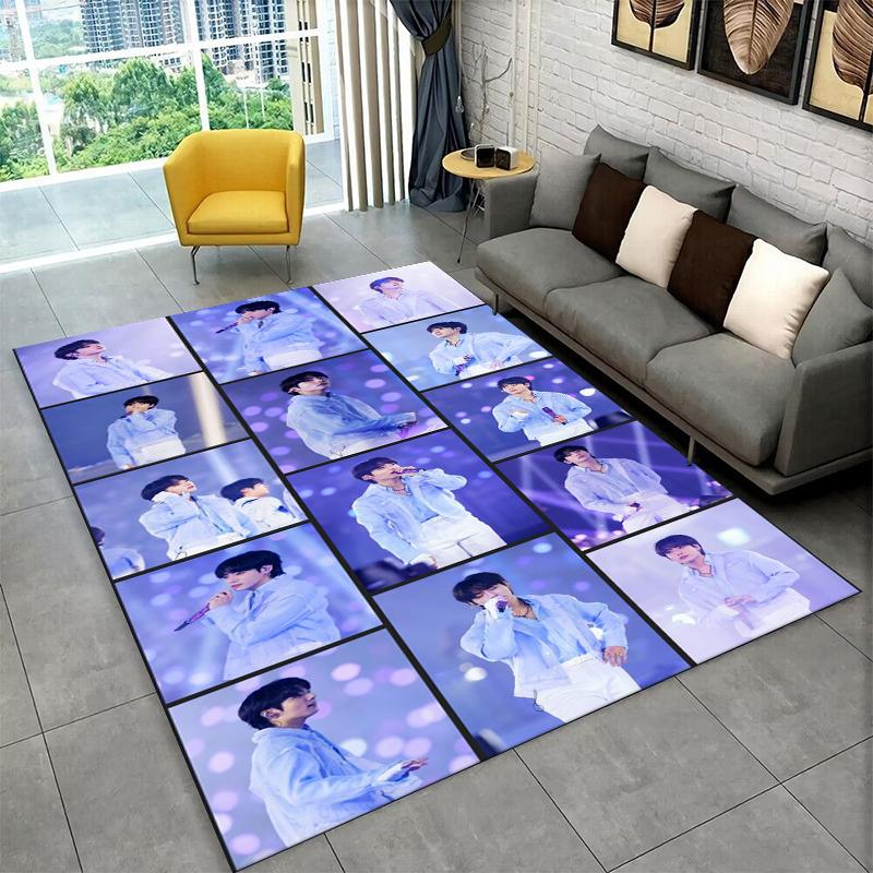 Kpop B-BTS Чон Чонгук JK Ковер для Игровой Комнаты Спальни Гостиной Дивана Домашнего Декора, Детский Коврик Нескользящий Напольный Коврик Подарок