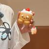 Cute expression Apple 111 generation three-dimensional strawberry tower cake suitable for AirPodspro1 pendant Bluetooth headphone case