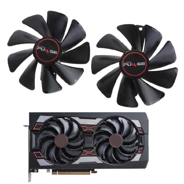 1/2Pcs 12V FD10015M12D 6Pin Graphics Card Cooling VGA Fan for Sapphire RX 5700XT