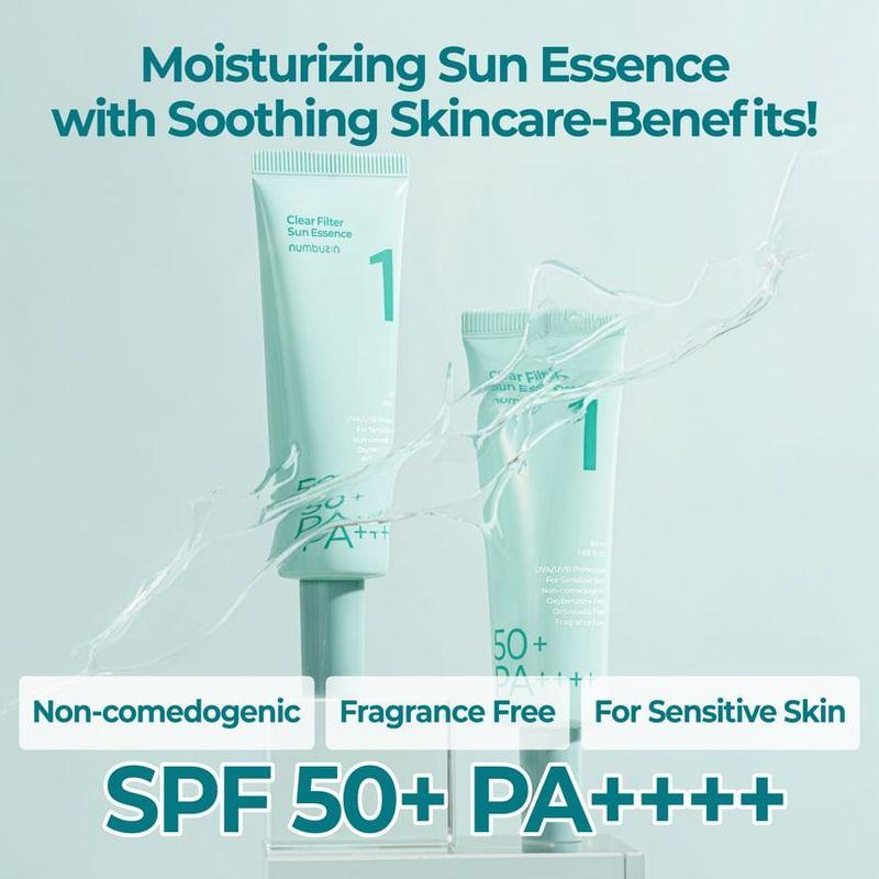numbuzin - No.1 Clear Filter Sun Essence Bundle Set