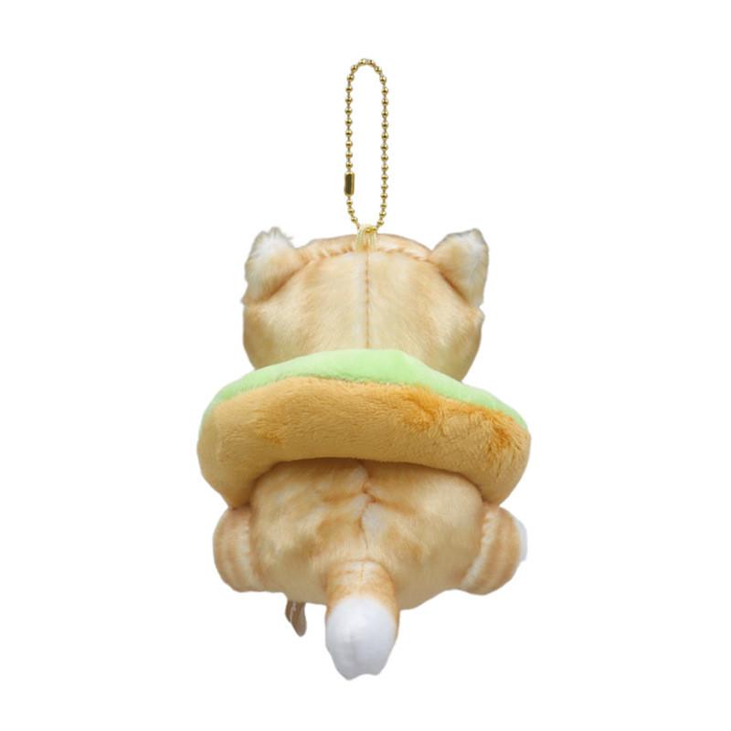 Cute Yellow Shark Cat Plush Toy Creative Donut Bag Charm Gift For Kids And Adults