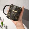 Керамическая кружка для кофе с ручкой 330 мл, переносная чашка для чая, кружка для горячего шоколада, летающая