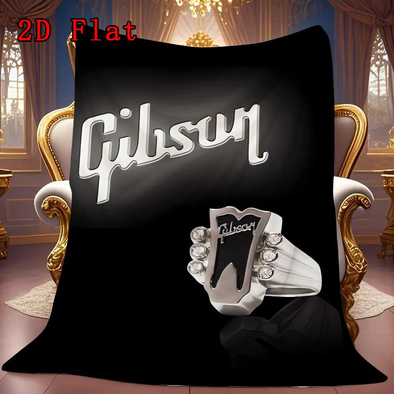 Gibson 2D Flat Pattern Flannel Blanket High quality All Seasons Warmth and Comfort Perfect for Christmas Gifts.MMT0918316
