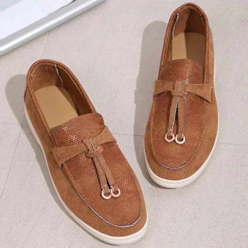 36-43 Мокасины Удобные Трансграничные мужские и женские туфли больших размеров Весна и лето Новые туфли на плоской подошве Повседневные Мягкая подошва