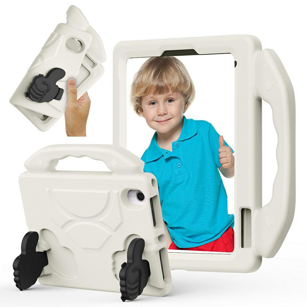 For iPad mini (2024)/(2021) Case Ultra-Soft EVA Thumb Kickstand Tablet Cover