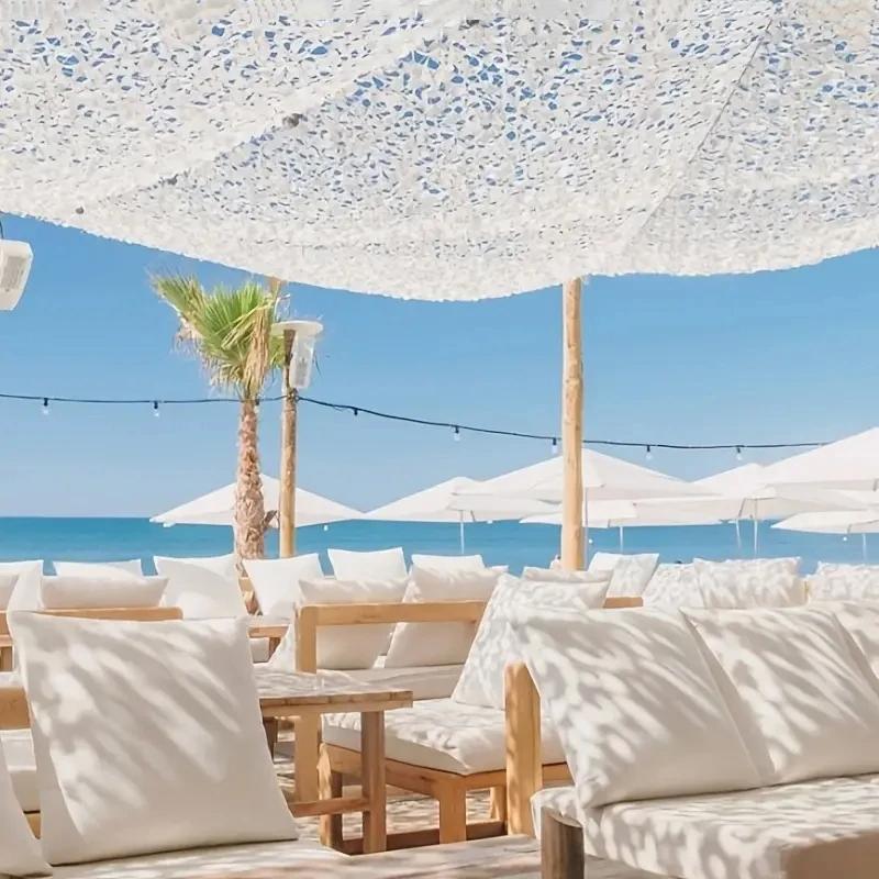 White Camo Net 2*3/4m 3×3/4/5m 4*4 Garden Tent Camouflage Netting Sun Shade Hood Background Decoration Snow Winter Hunting Party