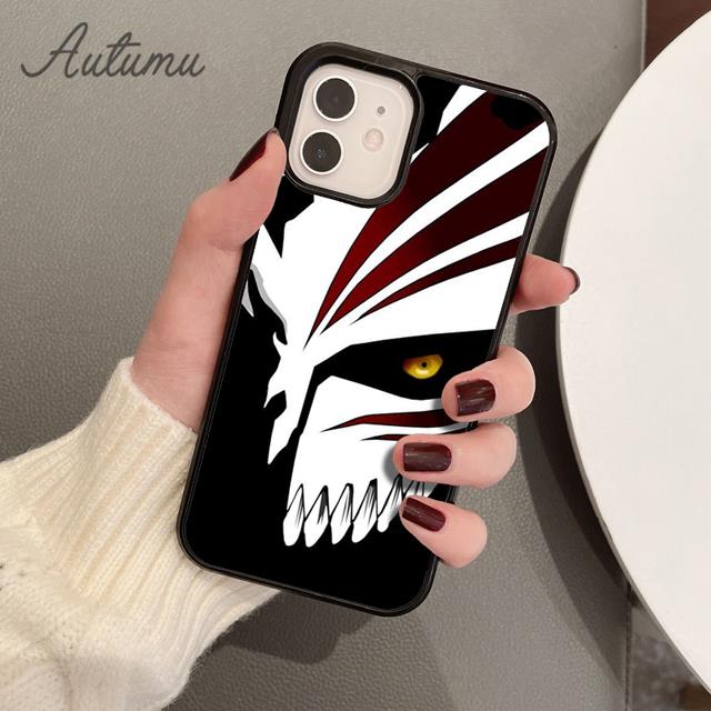 Чехол для телефона Bleach Ichigo Kurosaki Anime для iPhone 11 12 13 14 Pro Max mini X XR XS SE 2020 6S 7 8 Plus Galaxy S21 S22