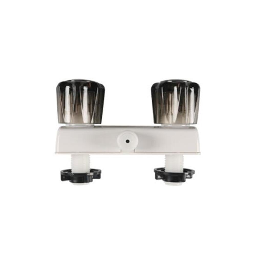 Двойные ручки Смеситель для душа RV Переключатель клапана для наружного и внутреннего душа в ванной комнате