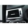 ABS Silver Left And Right Air Outlet Vent Trim For BMW X3 F25 X4 F26 2011-2017