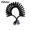 2/3meter Flexible Bath Sprayer Connect Pipe Telephone Line Style Water Plumbing Spring Shower Hose