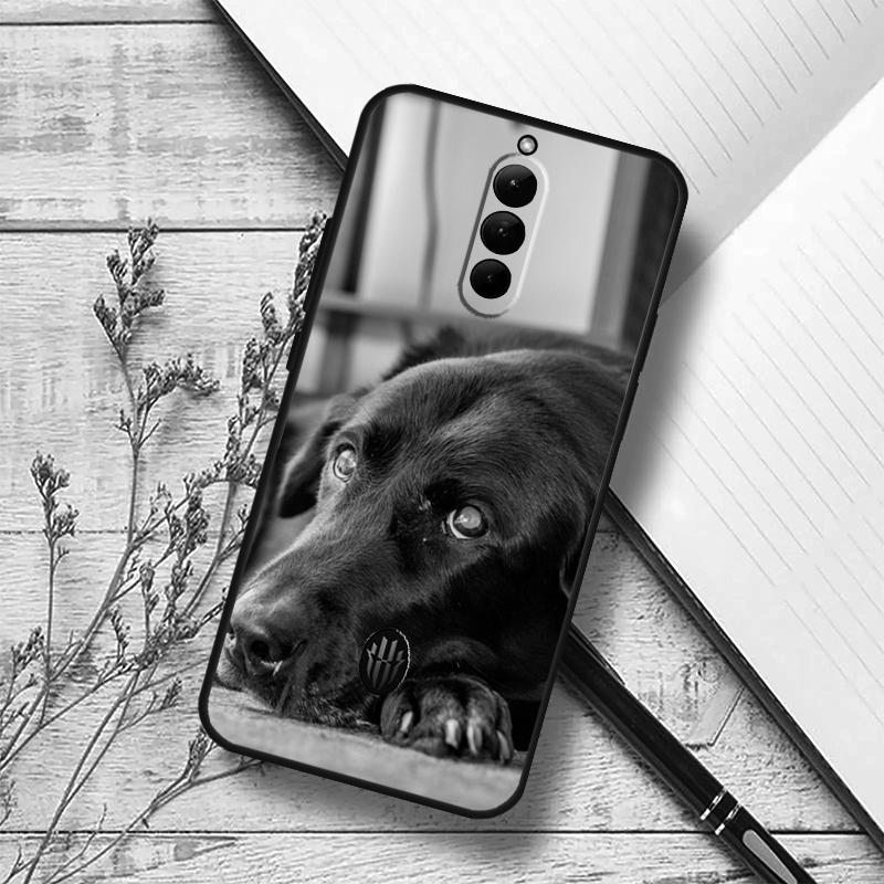 Black Labrador Dog Case For ZTE Nubia Red Magic 10 Air 6S 7S 6 7 Pro RedMagic 8 9 8S 9S 10S 11 Pro Plus Cover