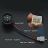 2 in 1 Bike SUV Horn Electric Horn LED 48/60V Universal Electric Motorcycle Horn Motorbike Replacement Electric Horn Car H9EE