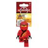 IQ Ninjago Legacy Red Ninja Kai Keychain with LED Key Light, Block Toy Doll, Articulated Mini Figure
