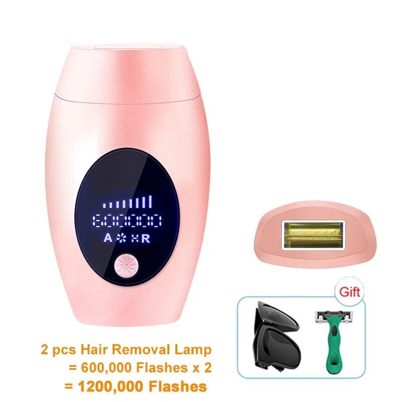Vancostar LCD Лазерная эпиляция 1200000 Флэш-эпилятор для женщин Сменная лампа для бритвы для тела IPL Depiladora Laser