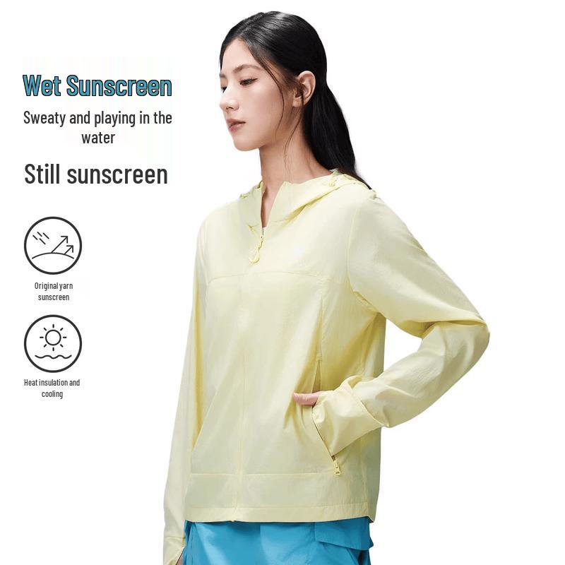 CAMEL Women's Cooling Breathable Water-Repellent Sun Protection Hoodie